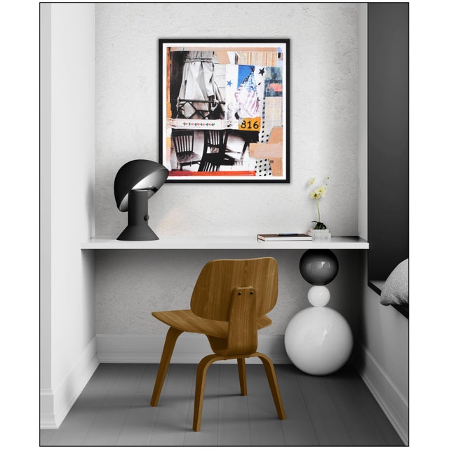 The artwork here, "Tag", is a wonderful depiction of a collection of household images, which was created with acute detail...