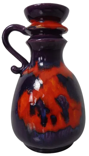 Pop Art Lava Ceramic Vase by Walter Gerhards, Germany, 1970s