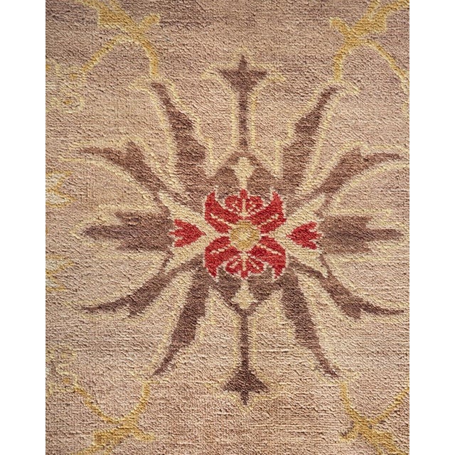 Traditional Eclectic, One-of-a-Kind Hand-Knotted Area Rug in Beige, 9' 4" x 12' 2" For Sale - Image 3 of 8