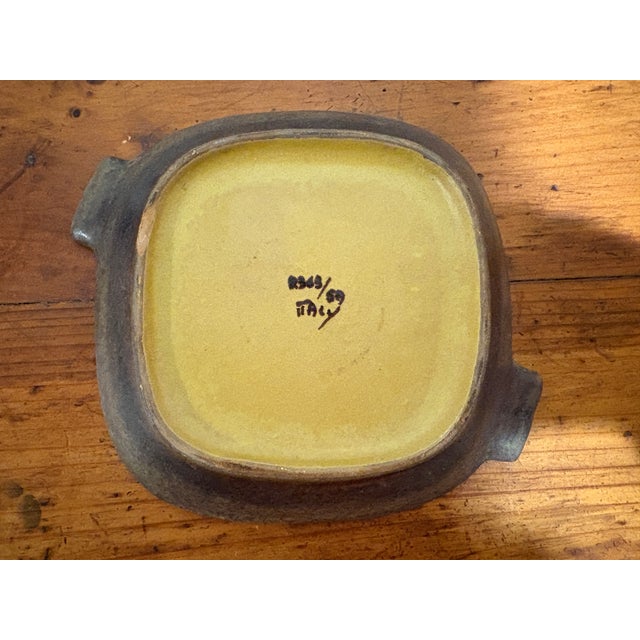 Ceramic Aldo Londi for Raymor Italian Mid 20th Century Ashtray For Sale - Image 7 of 9