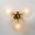 Large Barovier Flush Mount with 3 Milkglass Shells, Italy, 1970s For Sale - Image 12 of 18