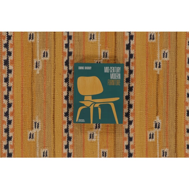 Modern Scandinavian Style Rug “Marta Stripe” Design in Gold Tones, by Rug & Kilim For Sale - Image 9 of 9