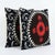 This beautiful 24'' x 24'' hand-embroidered Suzani pillow cover set was made from authentic Uzbek cotton fabric. The...