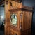 Victorian Pitch Pine Hand Decorated Wardrobe, 1875 For Sale - Image 3 of 10