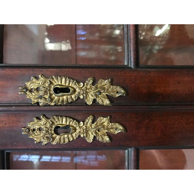 Chippendale Chippendale Mahogany Display Secretary Desk For Sale - Image 3 of 7