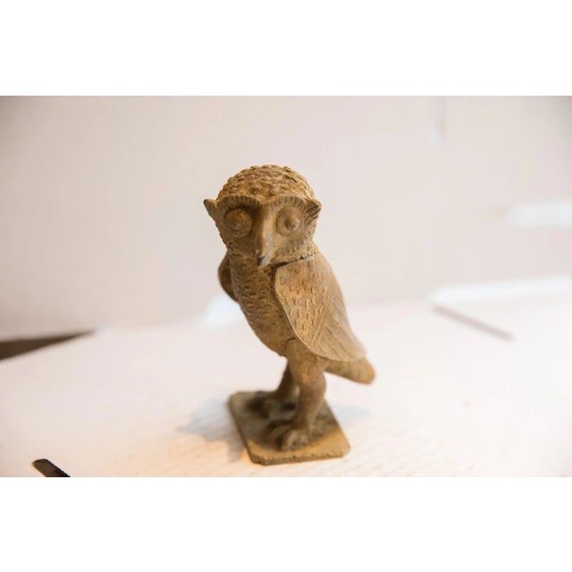 African Vintage African Owl Sculpture For Sale - Image 3 of 8