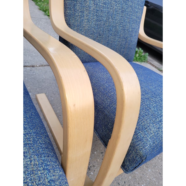 1987 Model 402 Lounge Chairs by Alvar Aalto for Artek For Sale - Image 12 of 17