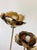 Vintage 1980s Tommaso Brass Double Lotus Floor Lamp by Tommaso Barbi For Sale - Image 12 of 13