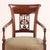 A Set of Six French Directoire Style Carved Walnut Dining Chairs, 19th Century. For Sale - Image 4 of 4