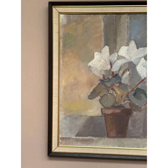 Billi Danielsson, Flowers in Pot, 1978, Oil on Canvas, Framed For Sale - Image 16 of 18