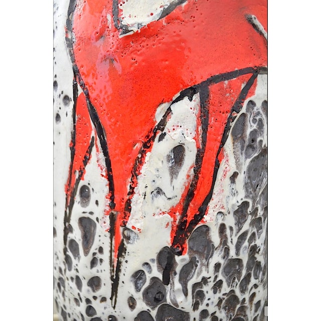 Fat Lava Floor Lamp with Deer from Scheurich Keramik, 1960s For Sale - Image 10 of 12