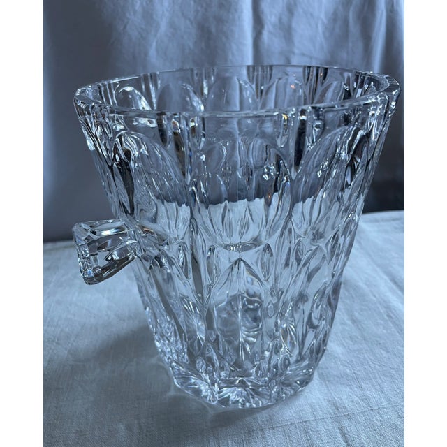 Crystal Ice Bucket, 1950s, in Very Good conditions. Designed 1950 to 1959