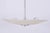 Bauhaus Chandelier in Chrome, Steel and Frosted Glass, Czech, 1940s For Sale - Image 6 of 13