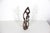 Vintage Abstract Art Wood Sculpture, Acrobats, Dancers, Hand Carved From a Single Piece of Wood, Smooth Curvy, Original One of a Kind Teak For Sale - Image 9 of 10