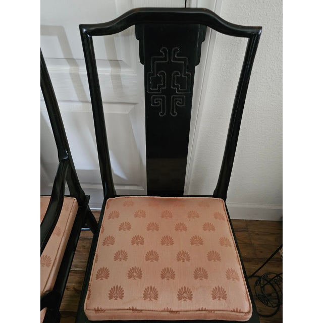 Mid-Century Modern 1970s Century Furniture by Raymond Sabota Chin Hua 6 Dining Chairs For Sale - Image 3 of 10