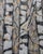 Abstract White and Black Birch Trees Abstract Framed Painting on Canvas For Sale - Image 3 of 5