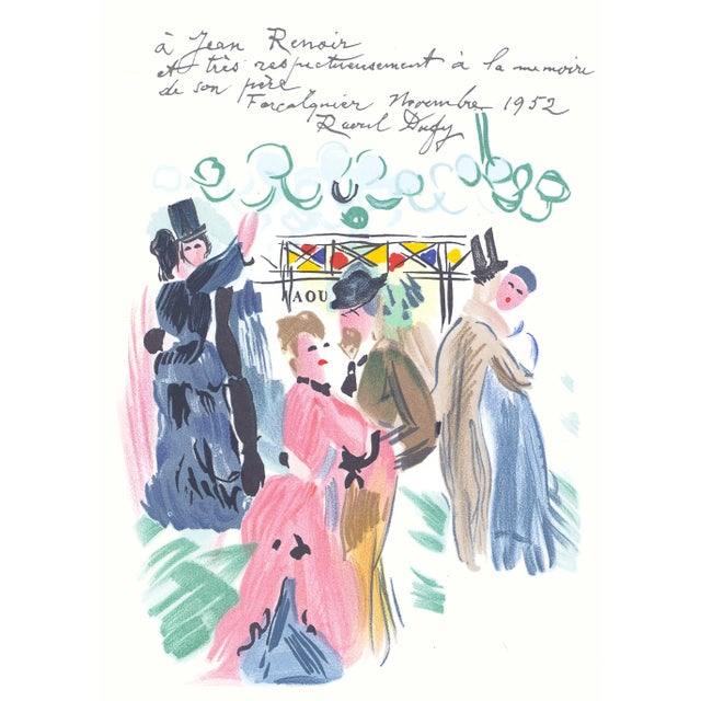 Original lithograph from the compendium "Lettre À Mon Peintre Raoul Dufy" (Letter to my Painter Raoul Dufy), after Raoul...