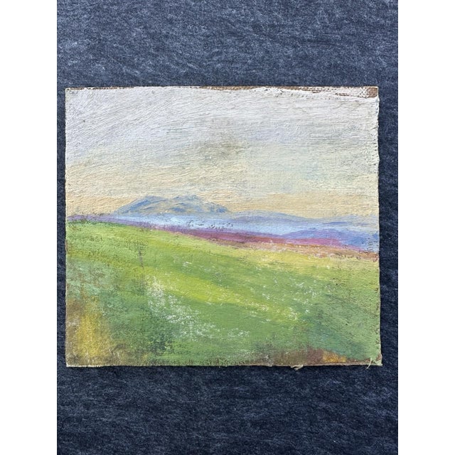 Möller Theo, Rhön, Fulda, Milseburg, 1950s, Oil on Cardboard For Sale - Image 10 of 13