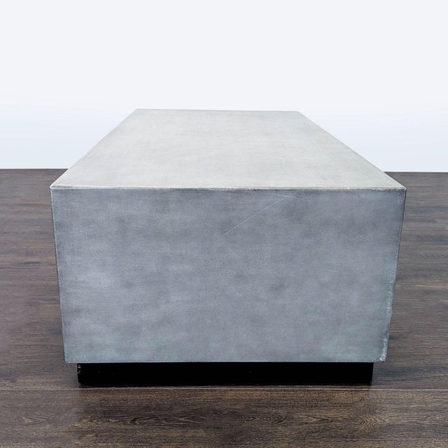 2010s Pottery Barn Byron Rectangular Coffee Table For Sale - Image 5 of 11