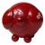 Vintage Optimist Red Piggy Bank by Hans Gustav Ehrenreichs, 1970s For Sale