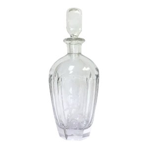 Vintage Signed and Numbered Etched Crystal Decanter With Stopper