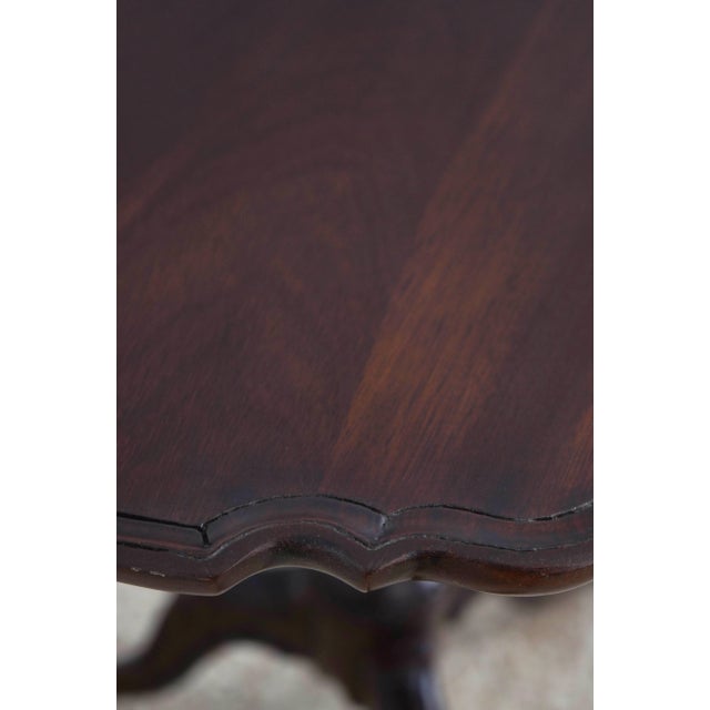 Henkel Harris Mahogany Tilt Top Table For Sale In Philadelphia - Image 6 of 16