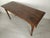 Wood Farmhouse Bistro Table in Walnut, 1920s For Sale - Image 7 of 18