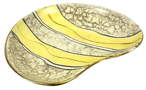 Mid-Century No 435 Tosca Plate from Bay Keramik, 1960s