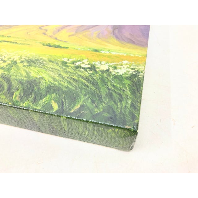 Svetlana Matusa-Lana, Iceland, Esja in Summer, 2011, Oil on Canvas For Sale - Image 4 of 12