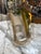 1950's Brass Table/Vanity Mirror With Looped Wire Frame For Sale - Image 4 of 8