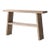Matthew Izzo Home Vernacular Reclaimed Elm Wood "A" Frame Console For Sale