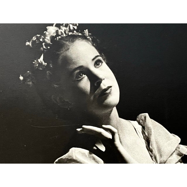 Vintage Mid-Century Photograph of a Ballerina B/W For Sale In New York - Image 6 of 6