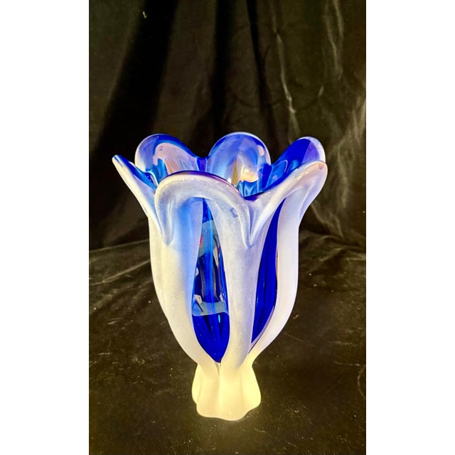 Glass Mid 20th Century Josef Hospodka Czech Art Glass Sculpture For Sale - Image 7 of 12