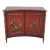 Stunning Paint Decorated 2 Door Commode Cabinet For Sale