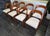 Set of eight vintage 1970s Baumann Gondole chairs. These chairs feature a clean, minimalist design, crafted entirely from...