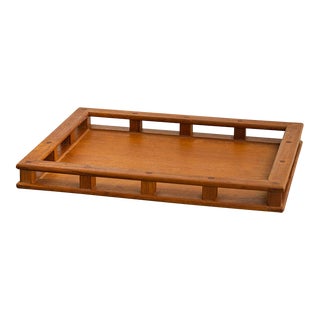 Vintage Mid Century Modern Dansk Teak Serving Tray For Sale