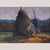 Capture the golden hush of the countryside with Twilight Haystacks , an original oil painting by Joan Condins (1929–2001)....