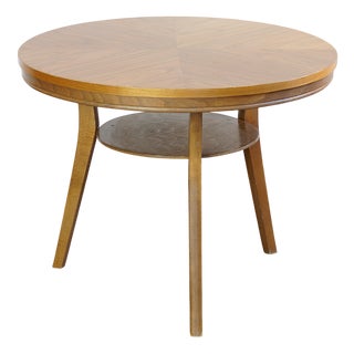 Mid-Century Round Coffee Table, 1950s For Sale