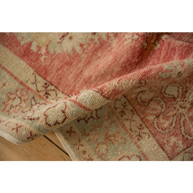 Vintage Distressed Oushak Rug Runner - 3'2" x 6'7" For Sale In New York - Image 6 of 8