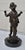 Vintage Solid Bronze Boy Sculpture Statue Marble Base 12” H For Sale - Image 10 of 13