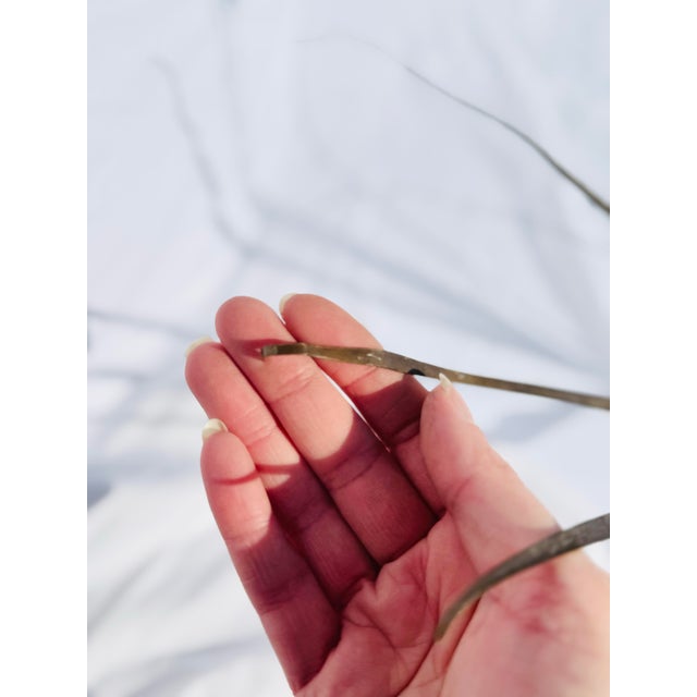 Vintage Bovano of Cheshire Metal Flower Sculpture, Enamel & Brass Mid-Century Modern For Sale - Image 11 of 11