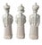 Qing Emperor White Porcelain Figures, 3 Generations For Sale In Phoenix - Image 6 of 12