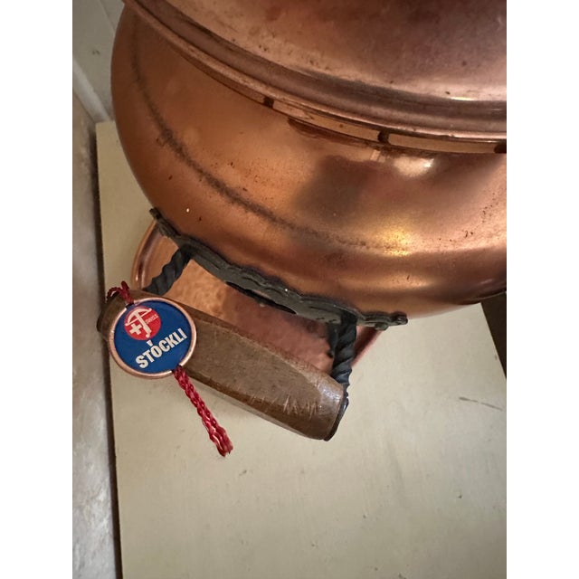 1980s Stöckli Copper Samovar For Sale In New York - Image 6 of 8