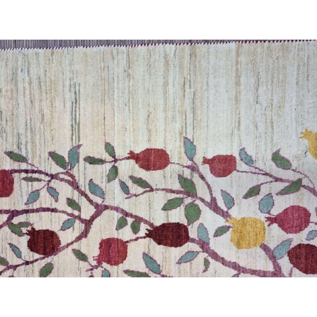 Handmade Vintage Persian Style Gabbeh Rug 4.7' X 6.4', 1970s For Sale - Image 9 of 11