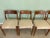 Beige Mid-Century Modern Danish Teak Dining Chairs by Arne Hovmand Olsen for Mogens Kold, 1960s, Set of 5 For Sale - Image 8 of 15