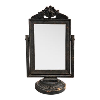 Circa 1870's Ebonized Victorian Pedestal Tabletop Frame For Sale