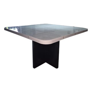 Italian Ceramic and Metal Table, 1970s For Sale