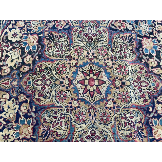 Antique Kirman Rug, 1890s For Sale - Image 4 of 17