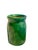 Beautiful rich green color. Glazed terracotta jar signed 1988 Boothe. Perfect for flower arrangements. Adds a touch of...