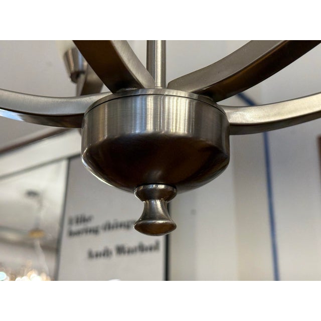 Progress Lighting Wisten Five Light Chandelier For Sale - Image 10 of 12